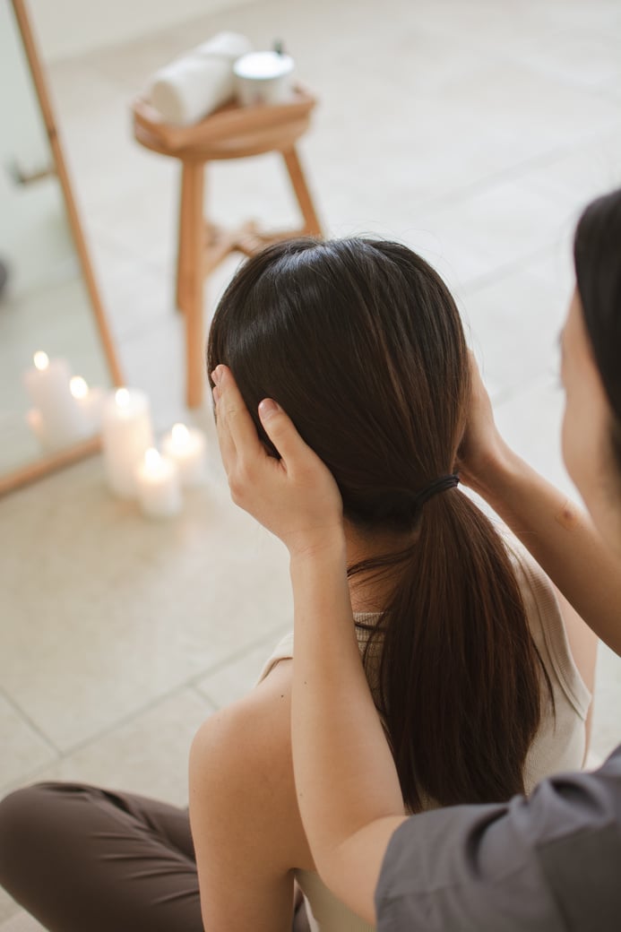 Woman Getting a Massage 