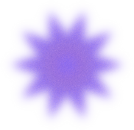Blurry Glowing Gradient Flower 